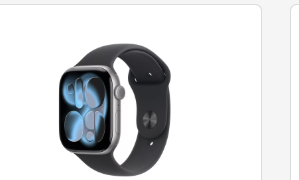 Apple Apple Watch Series 11 GPS 46mm Space Grey Aluminium Case with Black Sport Band - M/L