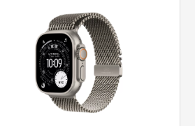 Apple Apple Watch Ultra 3 GPS + Cellular 49mm Natural Titanium Case with Natural Titanium Milanese Loop