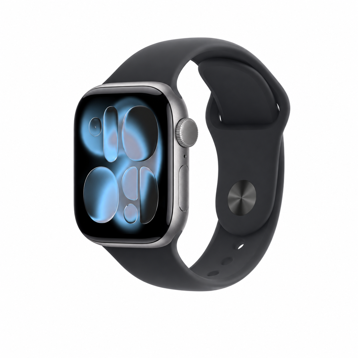 Apple Apple Watch Series 11 GPS + Cellular 42mm Space Grey Aluminium Case with Black Sport Band - M/L