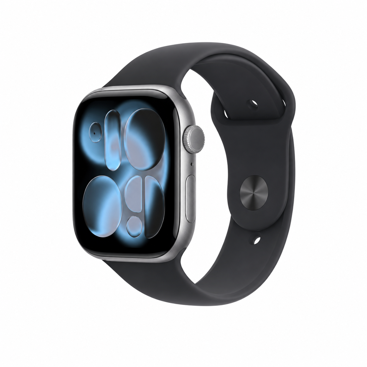 Apple Apple Watch Series 11 GPS + Cellular 46mm Space Grey Aluminium Case with Black Sport Band - S/M
