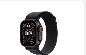 Apple Apple Watch Ultra 3 GPS + Cellular 49mm Black Titanium Case with Black Alpine Loop - Small