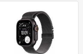 Apple Apple Watch Ultra 3 GPS + Cellular 49mm Black Titanium Milanese Loop - Medium