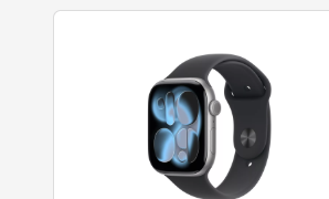Apple Apple Watch Series 11 GPS 46mm Space Grey Aluminium Case with Black Sport Band - S/M
